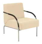 SPA 1 chrom, látka SUE S 1219 - látka krémová